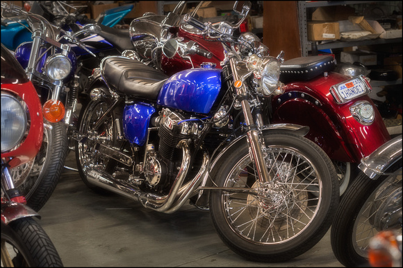 _1AR3270-Blue Honda-LA Motorcycle Museum