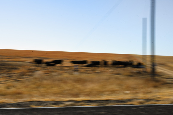 Road-406- US56 near Keyes Oklahoma - speed blurred