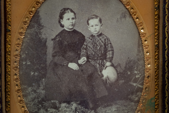 Daguerreian Society - Ansel Adams and his sister Jeannie