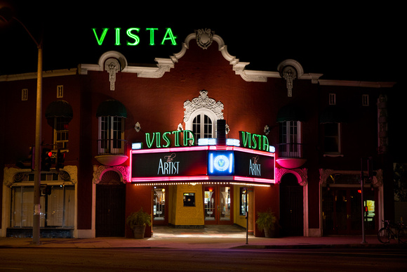 Vista Theater, evening