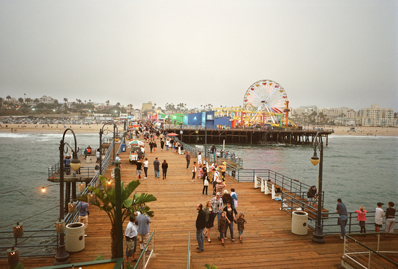 Santa Monica Pier - Evening